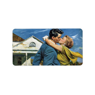 Étiquette Amour vintage et romance Nouveaux mariés Acheter P