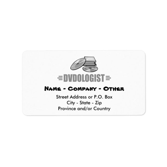 Étiquette Amoureux de DVD (Devant)