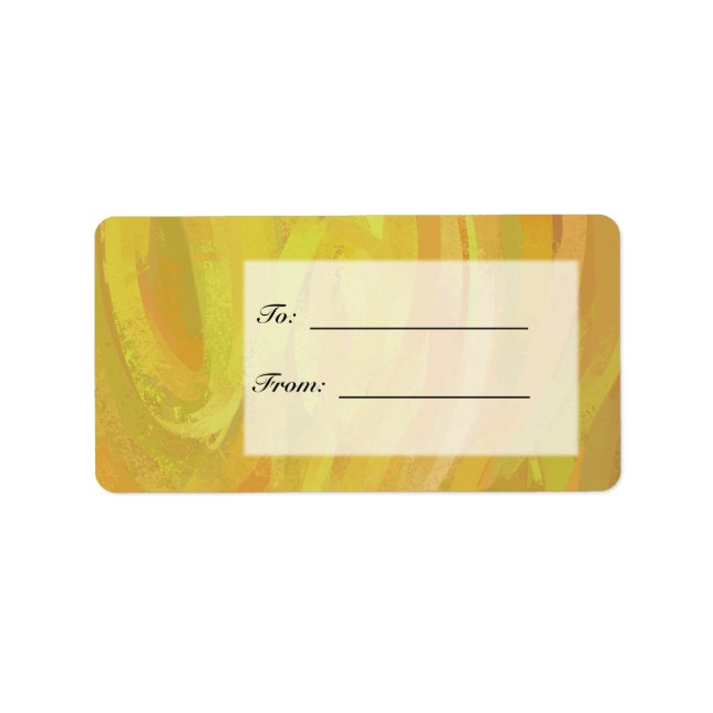 Étiquette Ananas (Devant)