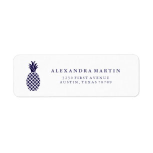 Étiquette Ananas classique