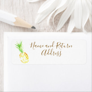 Étiquette Ananas doré juteux