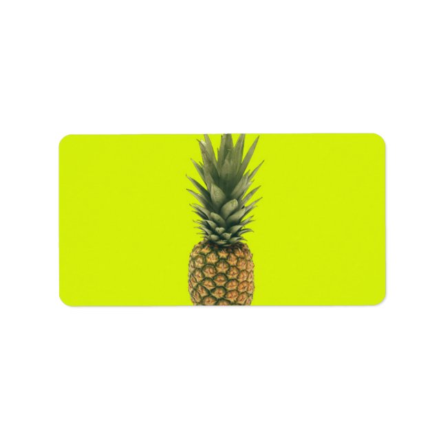Étiquette Ananas doux (Devant)