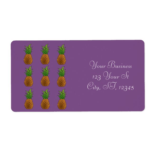 Étiquette Ananas Thunder_Cove (Devant)