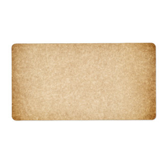 Étiquette Ancien Papier D'Emballage Avec Des Bandes Pour Arr