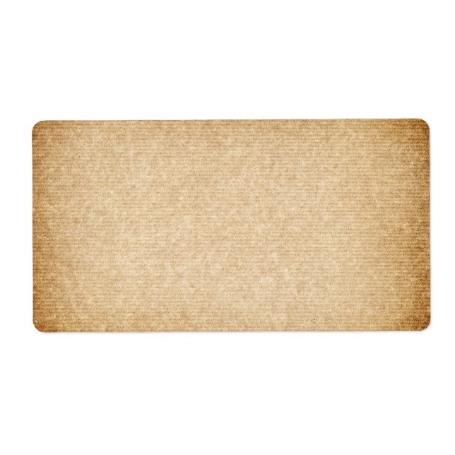 Étiquette Ancien Papier D'Emballage Avec Des Bandes Pour Arr (Devant)