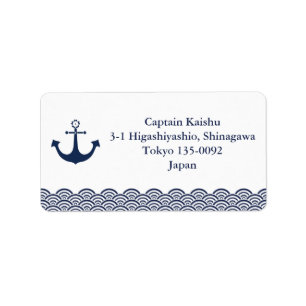 Étiquette Ancrage japonais et adresse des vagues