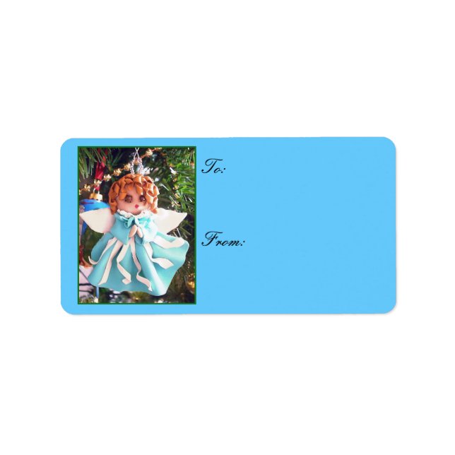 Étiquette Ange de vacances (Devant)