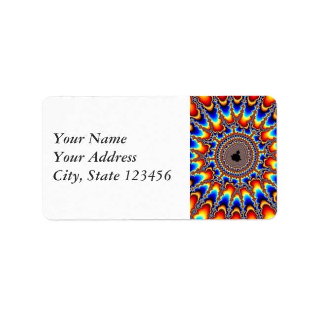 Étiquette Anneau de flamme (Devant)