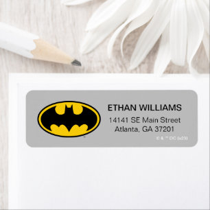 Étiquette Anniversaire de Batman Gotham City