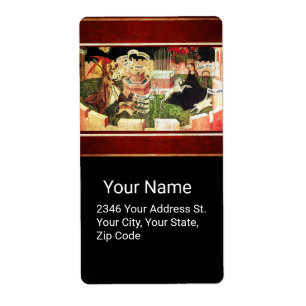 ÉTIQUETTE ANNONCE EN TANT QUE CHASSE MYSTIQUE D'UNICORN