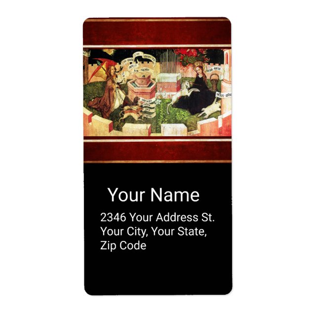 ÉTIQUETTE ANNONCE EN TANT QUE CHASSE MYSTIQUE D'UNICORN (Devant)