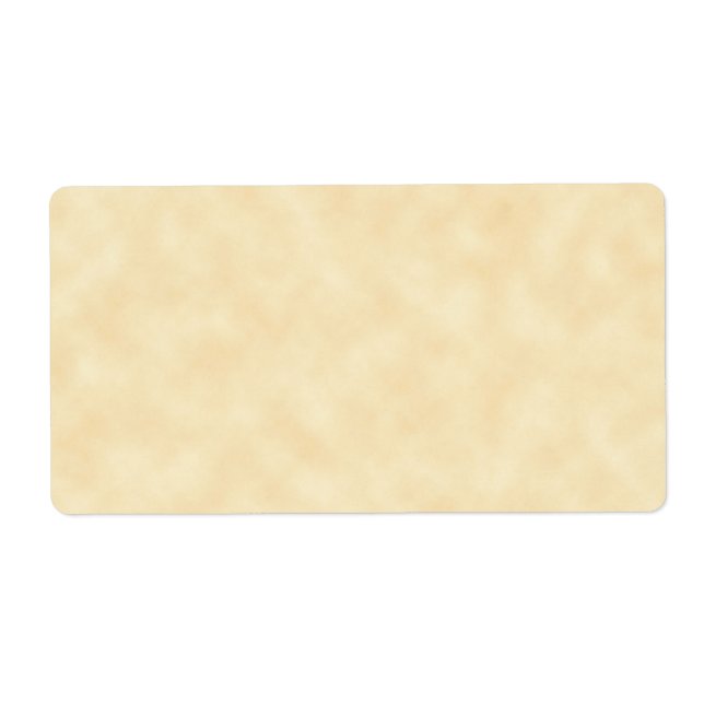 Étiquette Antique Arrière - plan de parchemin naturel (Devant)