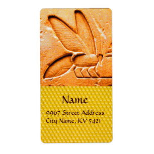 ÉTIQUETTE ANTIQUE EGYPTIENNE HONEY BEE BEEKEEPER