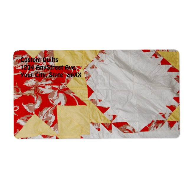 Étiquette Antique surface inclinée (Devant)