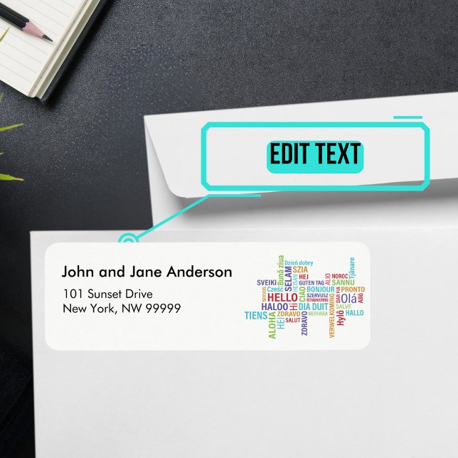Étiquette Août Adresse personnalisée à thème (Please enjoy our mailing labels. There is one for every month.)