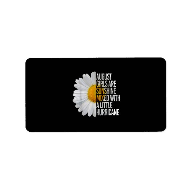 Étiquette Août Anniversaire Femme Cadeau Drôle Citation Cade (Devant)