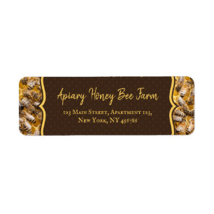 Étiquette Apiariste apiculteur pureraw