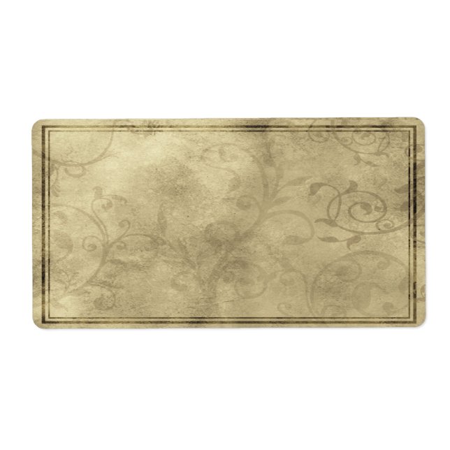 Étiquette apostolique romantique horizontal (Devant)