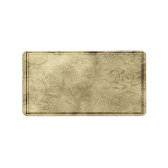 Étiquette apostolique romantique moyen horizontal (Devant)