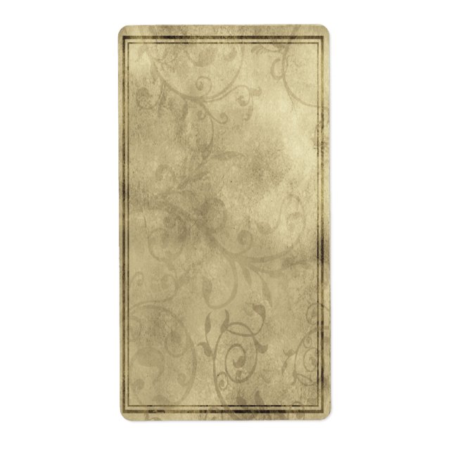 Étiquette apostolique romantique vertical (Devant)