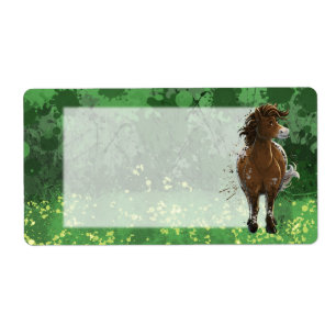 Étiquette Appaloosa Peint Pony