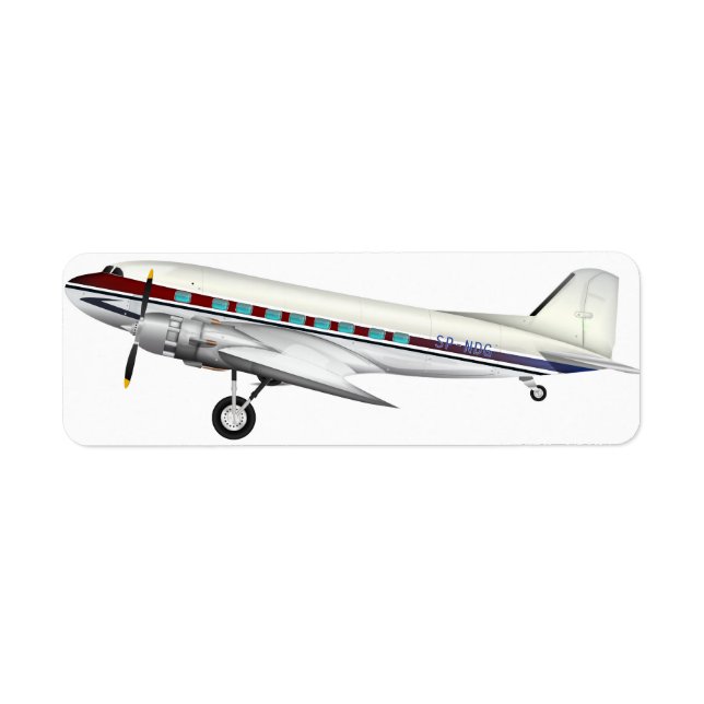 Étiquette Appareil DC3 (Devant)