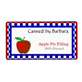 Étiquette Apple Canning