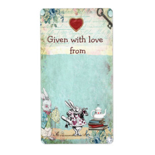 Étiquette Apportez un livre Alice au pays des merveilles