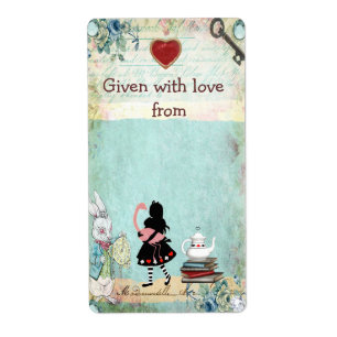 Étiquette Apportez un livre Alice au pays des merveilles