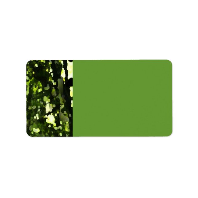 Étiquette Aquarelle du voyage Imprimer votre propre Étiquett (Devant)