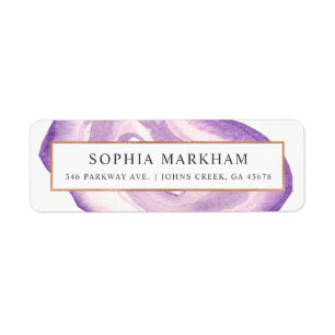 Étiquette Aquarelle   Lavande  