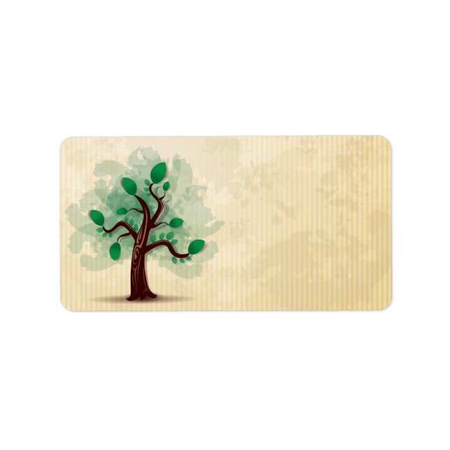 Étiquette Arbre (Devant)