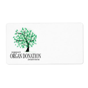Étiquette Arbre de donation d'organe