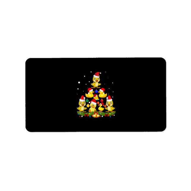 Étiquette Arbre de Noël (Devant)