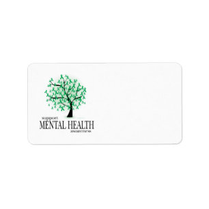 Étiquette Arbre de santé mentale