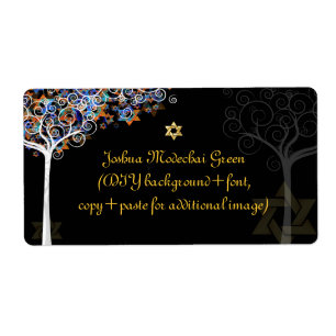 Étiquette Arbre de vie PixDezines/mitzvah