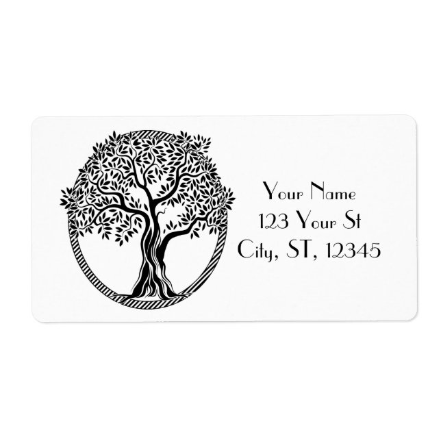 Étiquette Arbre de vie Thunder_Cove (Devant)