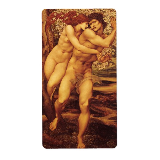 Étiquette Arbre du pardon, Sir Edward Coley Burne-Jones (Devant)