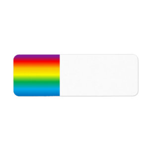 Étiquette arc-en-ciel
