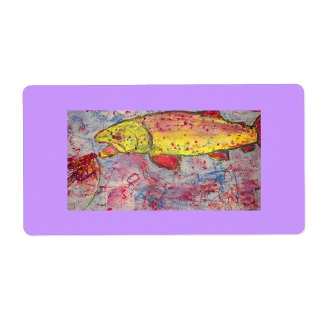 Étiquette arc-en-ciel (Devant)