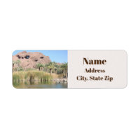 Arizona Landmark Mountain Photo avec le lac
