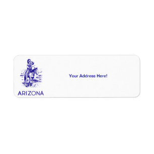 Étiquette Arizona vintage