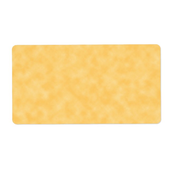 Étiquette Arrière - plan à motif jaune. (Devant)