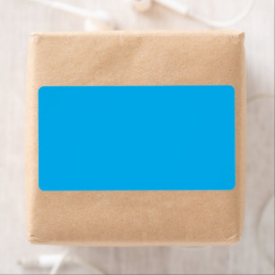 Étiquette Arrière - plan bleu cyan solide