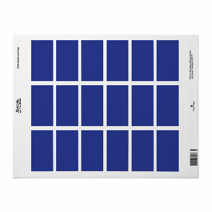 Étiquette Arrière-plan bleu profond Conception minimaliste