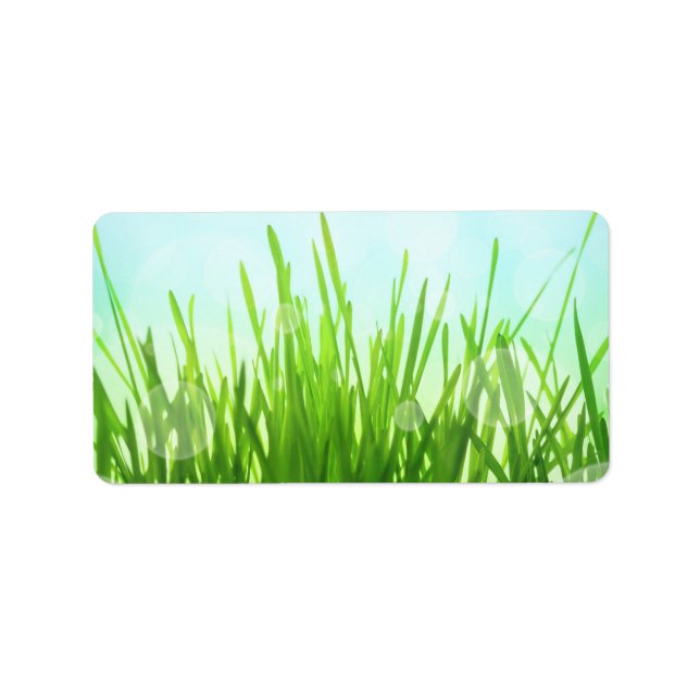 Étiquette Arrière - plan de la nature Abstraite du printemps (Devant)