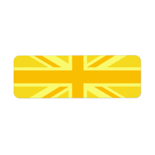 Étiquette Arrière - plan du drapeau britannique Union Jack j