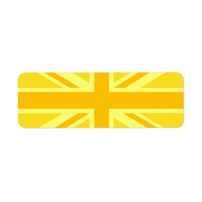 Étiquette Arrière - plan du drapeau britannique Union Jack j (Devant)