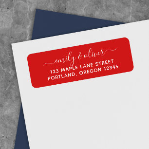 Étiquette Arrière - plan modifiable tendance Calligraphie No