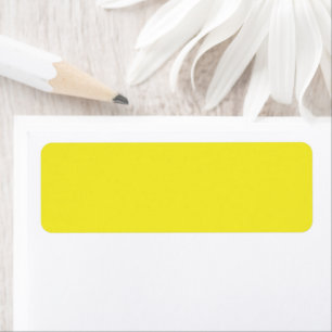 Étiquette Arrière - plan vibrant Solid Jaune